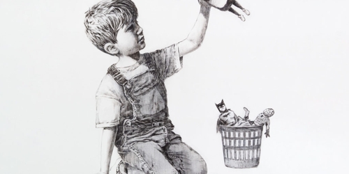 Грабитель попытался украсть картину Бэнкси из больницы в Саутгемптоне