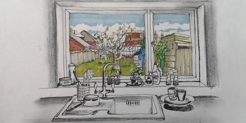 Художники Бедфорда рисуют город во время карантина