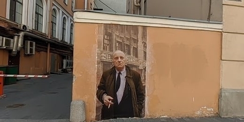 В Санкт-Петербурге закрасили граффити с Бродским