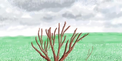 Дэвид Хокни представил анимированный пейзаж Нормандии