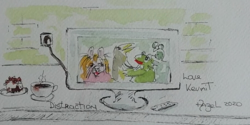 Британская художница пишет «хроники коронавируса»